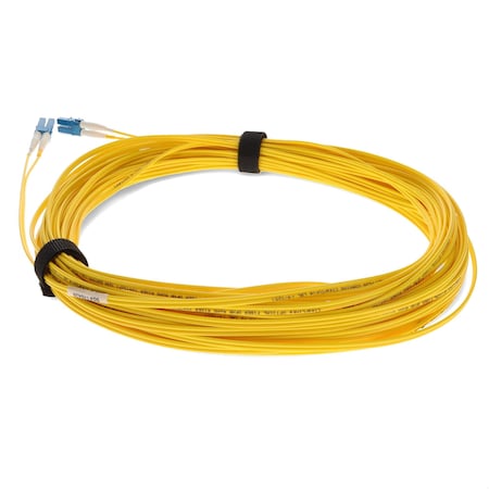 Add-On 11M LC MALE TO LC MALE OS2 STRAIGHT YELLOW DUPLEX FIBER OFNR RISER-RA ADD-LC-LC-11M9SMF